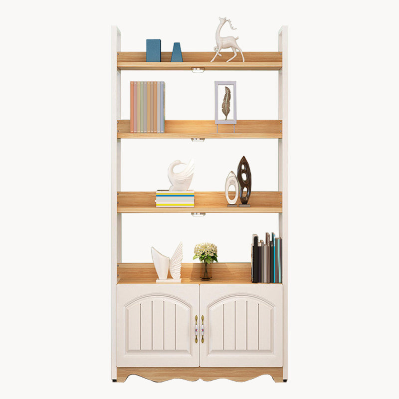 Modern Engineered Wood Bookshelf Etagere Open Shelf Vertical Bookcase 23.6"L x 11.8"W x 71.7"H 2 Clearhalo 'Bookcases' 'furn' 'furn_bookcases' 'Furniture' 'Office Furniture' 6008159