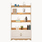 Modern Engineered Wood Bookshelf Etagere Open Shelf Vertical Bookcase 31.5"L x 11.8"W x 71.7"H 2 Clearhalo 'Bookcases' 'furn' 'furn_bookcases' 'Furniture' 'Office Furniture' 6008161