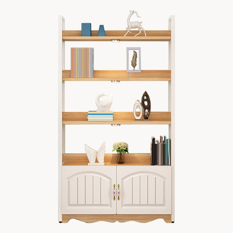 Modern Engineered Wood Bookshelf Etagere Open Shelf Vertical Bookcase 31.5"L x 11.8"W x 71.7"H 2 Clearhalo 'Bookcases' 'furn' 'furn_bookcases' 'Furniture' 'Office Furniture' 6008161