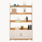 Modern Engineered Wood Bookshelf Etagere Open Shelf Vertical Bookcase 39.4"L x 11.8"W x 71.7"H 2 Clearhalo 'Bookcases' 'furn' 'furn_bookcases' 'Furniture' 'Office Furniture' 6008162