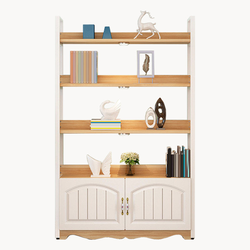 Modern Engineered Wood Bookshelf Etagere Open Shelf Vertical Bookcase 39.4"L x 11.8"W x 71.7"H 2 Clearhalo 'Bookcases' 'furn' 'furn_bookcases' 'Furniture' 'Office Furniture' 6008162