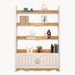 Modern Engineered Wood Bookshelf Etagere Open Shelf Vertical Bookcase 47.2"L x 11.8"W x 71.7"H 2 Clearhalo 'Bookcases' 'furn' 'furn_bookcases' 'Furniture' 'Office Furniture' 6008165