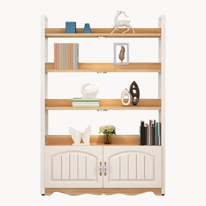 Modern Engineered Wood Bookshelf Etagere Open Shelf Vertical Bookcase 47.2"L x 11.8"W x 71.7"H 2 Clearhalo 'Bookcases' 'furn' 'furn_bookcases' 'Furniture' 'Office Furniture' 6008165