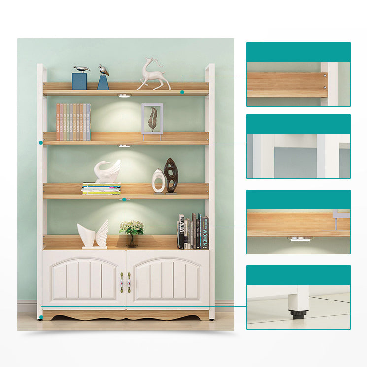 Modern Engineered Wood Bookshelf Etagere Open Shelf Vertical Bookcase Clearhalo 'Bookcases' 'furn' 'furn_bookcases' 'Furniture' 'Office Furniture' 6008169