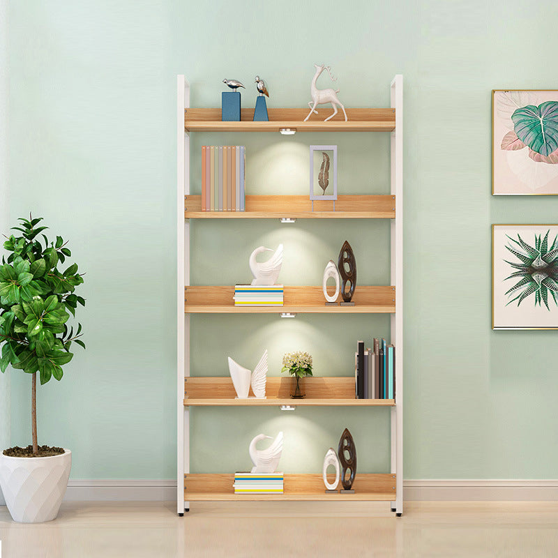 Modern Engineered Wood Bookshelf Etagere Open Shelf Vertical Bookcase Clearhalo 'Bookcases' 'furn' 'furn_bookcases' 'Furniture' 'Office Furniture' 6008175