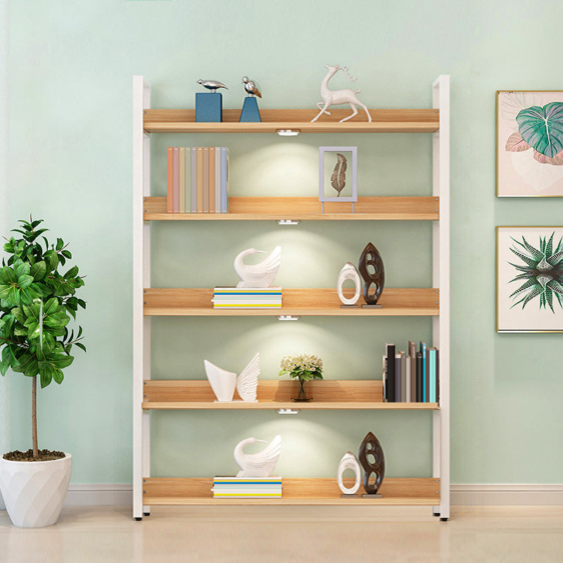 Modern Engineered Wood Bookshelf Etagere Open Shelf Vertical Bookcase Clearhalo 'Bookcases' 'furn' 'furn_bookcases' 'Furniture' 'Office Furniture' 6008178