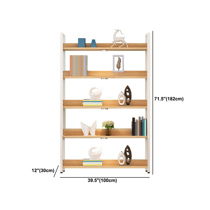 Modern Engineered Wood Bookshelf Etagere Open Shelf Vertical Bookcase Clearhalo 'Bookcases' 'furn' 'furn_bookcases' 'Furniture' 'Office Furniture' 6008187