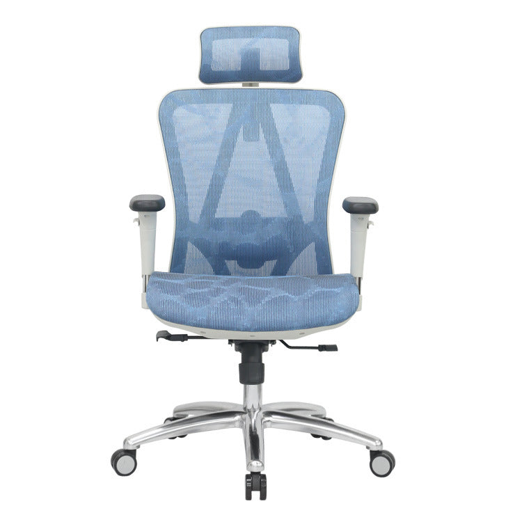 Contemporary Arm Chair Adjustable Arms Tilt Mechanism Pillow Included Office Chair Clearhalo 'furn' 'furn_office_chair' 'Furniture' 'Office Chairs' 'Office Furniture' 'office_chair' 6008193