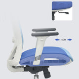 Sedia a braccio contemporanea meccanismo di inclinazione delle braccia regolabile cuscino incluso sedia da ufficio