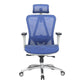Contemporary Arm Chair Adjustable Arms Tilt Mechanism Pillow Included Office Chair Dark Blue 1 Piece Clearhalo 'furn' 'furn_office_chair' 'Furniture' 'Office Chairs' 'Office Furniture' 'office_chair' 6008207