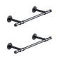 Industrial Coat Rack Irregular Shape Wall-Mounted Hanging Rail Entryway Kit Black Standard 2 Piece Set Clearhalo 'Entry & Mudroom Furniture' 'furn' 'furn_hall_tree_coat_racks' 'Furniture' 'Hall Trees & Coat Racks' 'hall_tree_coat_racks' 6008356