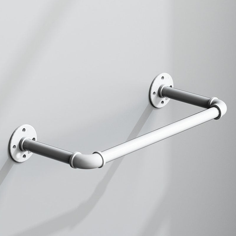 Industrial Coat Rack Irregular Shape Wall-Mounted Hanging Rail Entryway Kit White Circline 1 Piece Clearhalo 'Entry & Mudroom Furniture' 'furn' 'furn_hall_tree_coat_racks' 'Furniture' 'Hall Trees & Coat Racks' 'hall_tree_coat_racks' 6008371