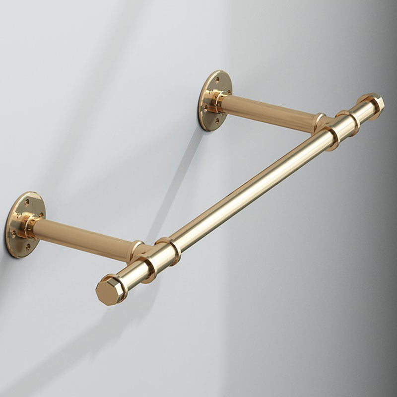 Industrial Coat Rack Irregular Shape Wall-Mounted Hanging Rail Entryway Kit Gold Standard 1 Piece Clearhalo 'Entry & Mudroom Furniture' 'furn' 'furn_hall_tree_coat_racks' 'Furniture' 'Hall Trees & Coat Racks' 'hall_tree_coat_racks' 6008376