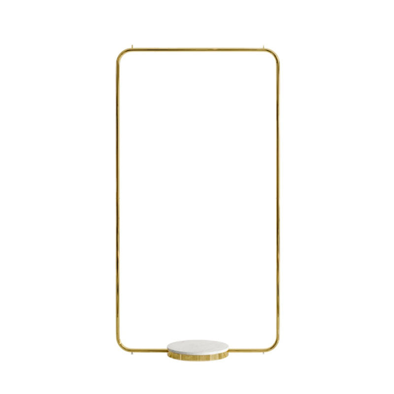 Leisure Metal Hall Tree Solid Color Stainless Steel Coat Rack Clearhalo 'Entry & Mudroom Furniture' 'furn' 'furn_hall_tree_coat_racks' 'Furniture' 'Hall Trees & Coat Racks' 'hall_tree_coat_racks' 6008640