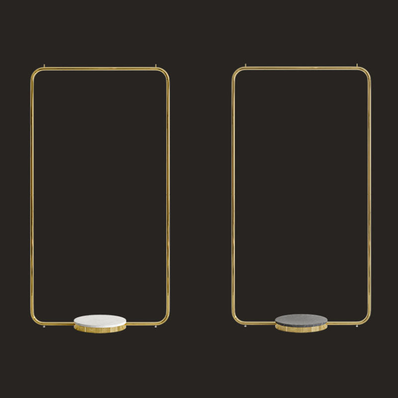 Leisure Metal Hall Tree Solid Color Stainless Steel Coat Rack Clearhalo 'Entry & Mudroom Furniture' 'furn' 'furn_hall_tree_coat_racks' 'Furniture' 'Hall Trees & Coat Racks' 'hall_tree_coat_racks' 6008650