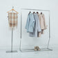 Industrial Style Coat Hanger Free Standing Stainless Steel Coat Rack