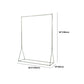 Industrial Style Coat Hanger Free Standing Stainless Steel Coat Rack