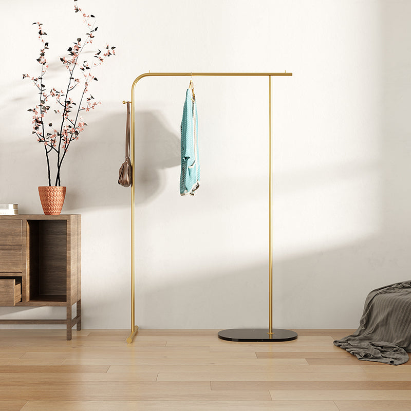 Simplicité Metal Hall Tree Tree Standing Coat Rack avec crochet de manteau