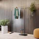 Simplicité Metal Hall Tree Tree Standing Coat Rack avec crochet de manteau