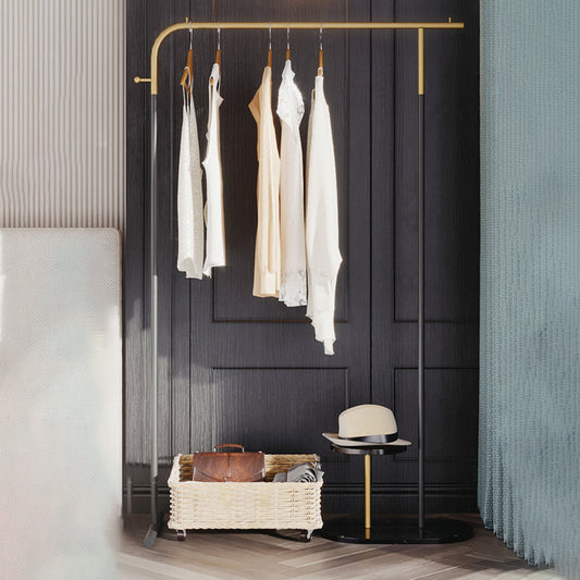 Einfachheit Metall Hall Tree Freiständige Beschichtständer mit Kleiderhaken