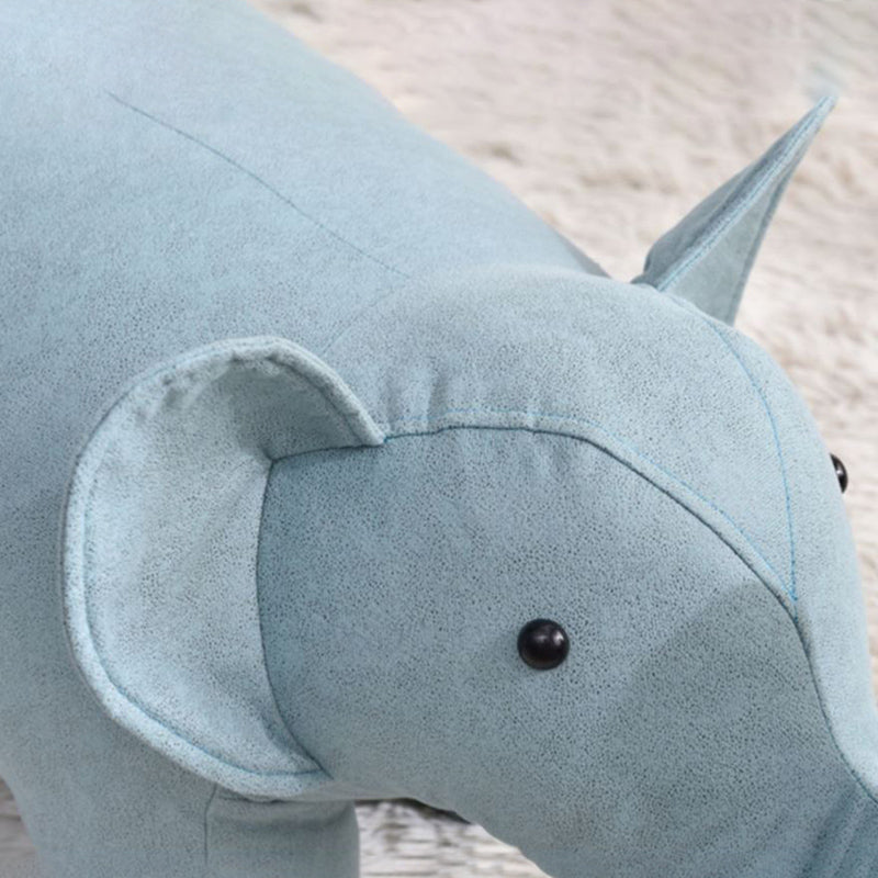 Fabric Pouf Solid Color Animal Shape Stain Resistant Modern Pouf Ottoman Clearhalo 'furn' 'furn_ottomans_poufs' 'Furniture' 'Living Room Furniture' 'Ottomans & Poufs' 'ottomans_poufs' 6008726