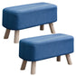 Pure Color Ottoman Linen Blend Rectangle Fade Resistant Standard Ottoman Blue 2 Piece Set Clearhalo 'furn' 'furn_ottomans_poufs' 'Furniture' 'Living Room Furniture' 'Ottomans & Poufs' 'ottomans_poufs' 6008818