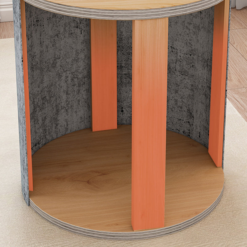 Velvet Ottoman Whole Colored Cylinder Shape Contemporary Scratch Resistant Pouf Clearhalo 'furn' 'furn_ottomans_poufs' 'Furniture' 'Living Room Furniture' 'Ottomans & Poufs' 'ottomans_poufs' 6008879