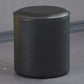 Hedendaagse Pouf Ottoman Echt lederen gestoffeerde Solid Color Ottoman