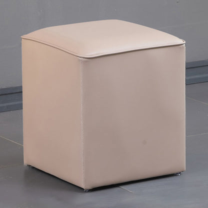 POUF OTTOMANO DE POUF OTTOMANO Color sólido de cuero sólido Otomano