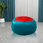 Pouf contemporaneo pouf finto in pelle imbottita ottomana