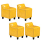 Standard jaune contemporain, spécialité de couleur pure, pour la décoration intérieure