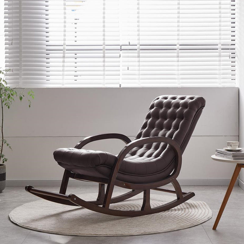 Modern Textured Rocking Chair Removable Cushions Rocker Chair for Living Room Coffee Clearhalo 'Chairs & Seating' 'furn' 'furn_rocking_chairs' 'Furniture' 'Living Room Furniture' 'Rocking Chairs' 'rocking_chairs' 6012717