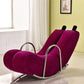 Upholstered Pure Color Rocking Chair Removable Cushions Rocker Chair for Drawing Room Purple Clearhalo 'Chairs & Seating' 'furn' 'furn_rocking_chairs' 'Furniture' 'Living Room Furniture' 'Rocking Chairs' 'rocking_chairs' 6012789