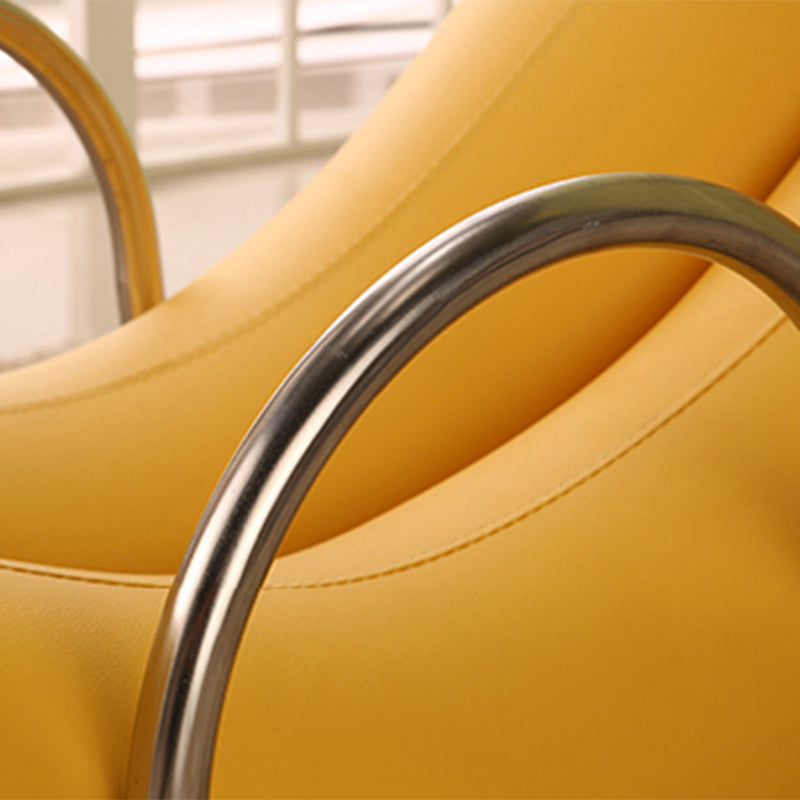 Upholstered Pure Color Rocking Chair Removable Cushions Rocker Chair for Drawing Room Clearhalo 'Chairs & Seating' 'furn' 'furn_rocking_chairs' 'Furniture' 'Living Room Furniture' 'Rocking Chairs' 'rocking_chairs' 6012794