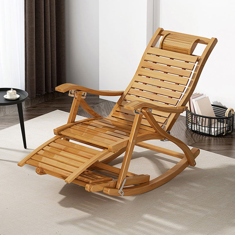 Traditional Rocking Chair Solid Wood Plain Indoor Rocker Chair Dark Beige Clearhalo 'Chairs & Seating' 'furn' 'furn_rocking_chairs' 'Furniture' 'Living Room Furniture' 'Rocking Chairs' 'rocking_chairs' 6012818