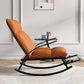 Modern Rocker Upholstered Button-Tufted Reclining Rocking Accent Chair