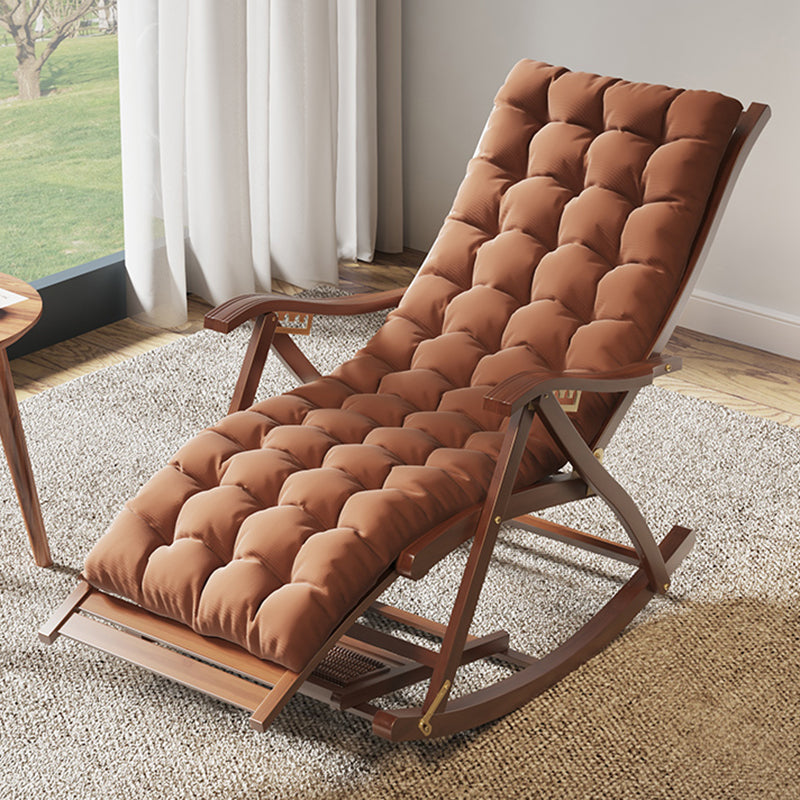 Chaise de chaise de chaise de coussin de style moderne avec chaise à bascule de bambou avec cadre en bambou