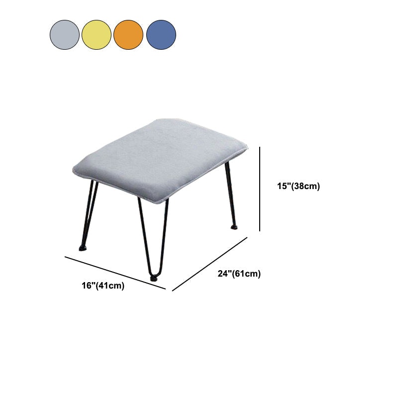 Zeitgenössischer Schaukelstuhl Baumwollpolsterte Tufted Flügelstuhl Rücken Baby Schaukelstuhl