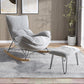 Contemporary Simple Style Rocking Chair Single Indoor Lazy Sofa Rocking Chair
