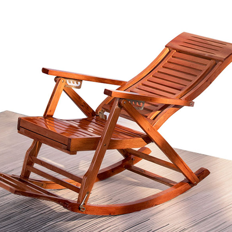 Chaise à bascule traditionnelle à cadre en bois massif backrex à bascule à bascule intérieure