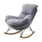 Modern Solid Color Rocking Chair Water Resistant Faux Leather with Cushions Clearhalo 'Chairs & Seating' 'furn' 'furn_rocking_chairs' 'Furniture' 'Living Room Furniture' 'Rocking Chairs' 'rocking_chairs' 6013124