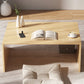Brown Rectangular Coffee Table Sled Base Wooden Cocktail Table Clearhalo 'Coffee & Accent Tables' 'Coffee Tables' 'coffee_tables' 'furn' 'furn_coffee_tables' 'Furniture' 'Living Room Furniture' 6013600