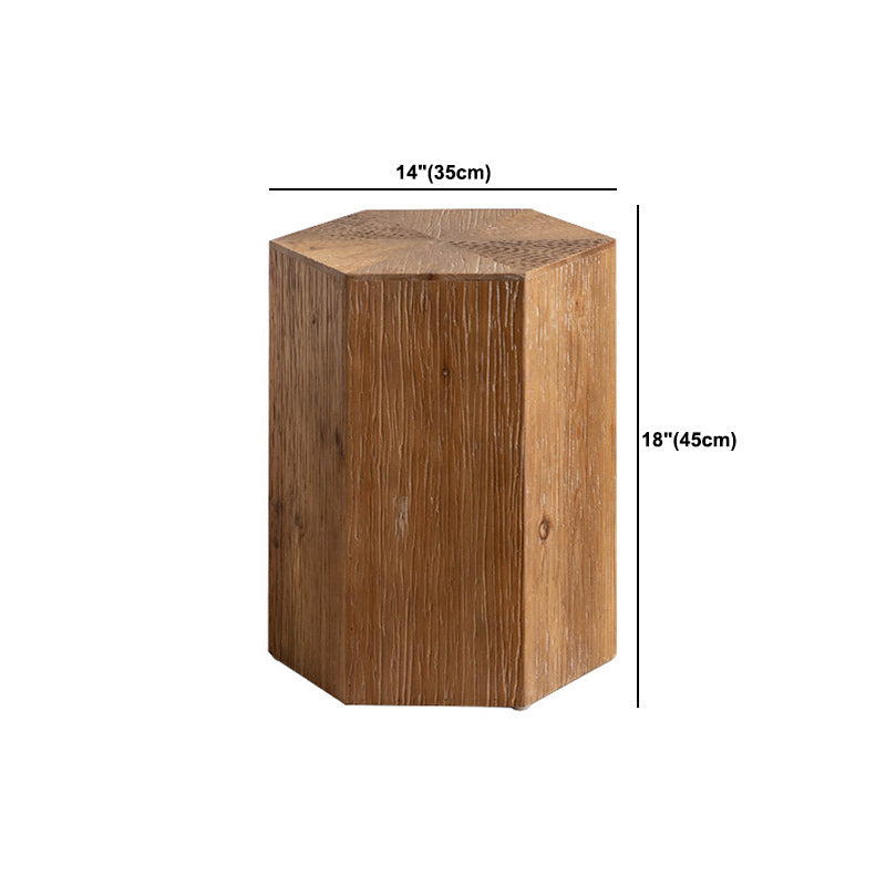 French Country Geometric Wood Coffee Table Distressed Wood Cocktail Table Clearhalo 'Coffee & Accent Tables' 'Coffee Tables' 'coffee_tables' 'furn' 'furn_coffee_tables' 'Furniture' 'Living Room Furniture' 6013654
