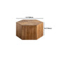 French Country Geometric Wood Coffee Table Distressed Wood Cocktail Table Clearhalo 'Coffee & Accent Tables' 'Coffee Tables' 'coffee_tables' 'furn' 'furn_coffee_tables' 'Furniture' 'Living Room Furniture' 6013655