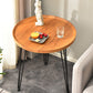 3 Legs Round Coffee Table Wooden Coffee Table in Brown Modern Style Clearhalo 'Coffee & Accent Tables' 'Coffee Tables' 'coffee_tables' 'furn' 'furn_coffee_tables' 'Furniture' 'Living Room Furniture' 6013669