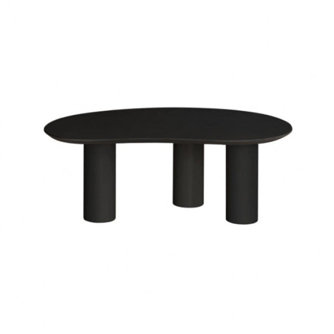 Tavolino da caffè in legno a 3 gambe Tavolo da cocktail a forma di nuvola - 13" H