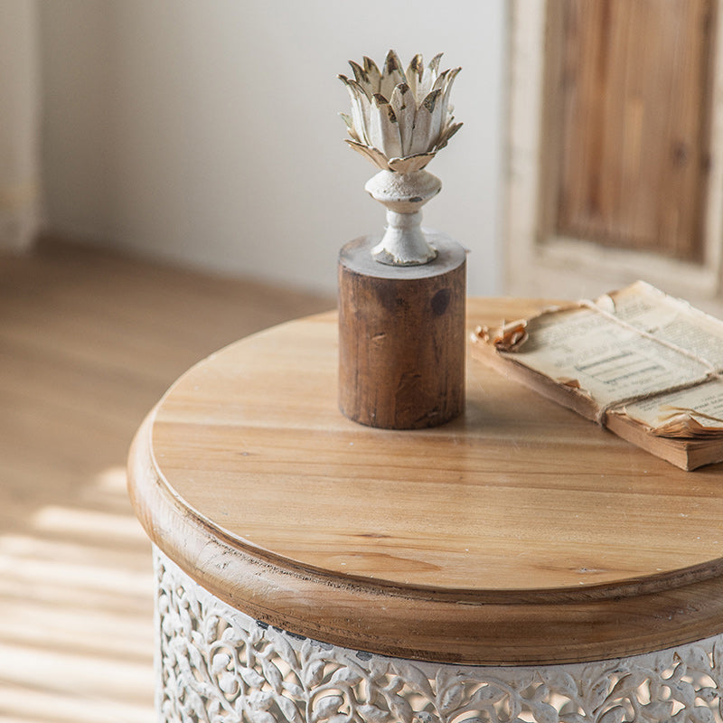 Tavolino in campagna francese in campagna tavolino in legno massiccio