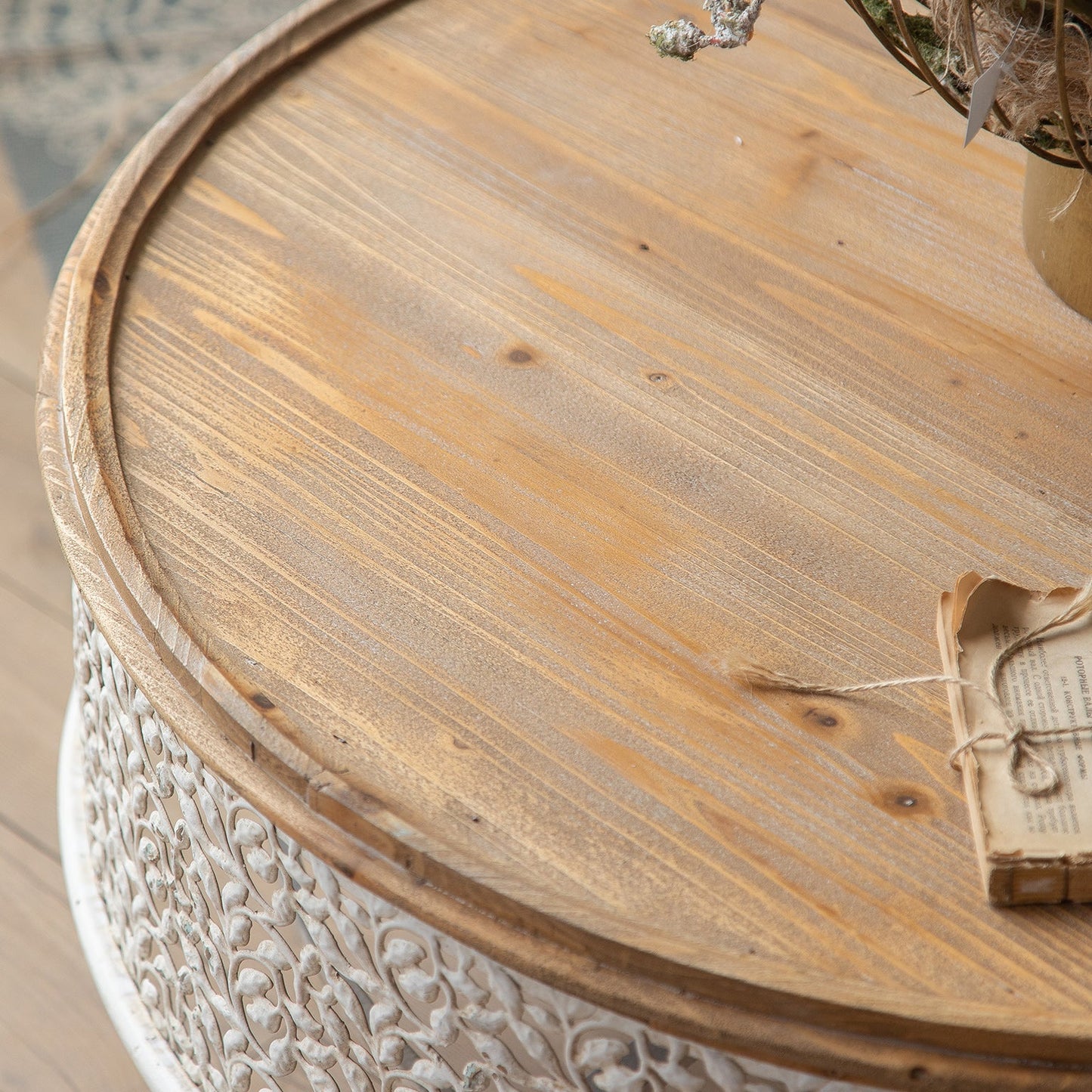 Tavolino in campagna francese in campagna tavolino in legno massiccio