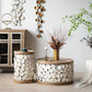 Drum Shaped Coffee Table French Country Distressed Wood Cocktail Table Clearhalo 'Coffee & Accent Tables' 'Coffee Tables' 'coffee_tables' 'furn' 'furn_coffee_tables' 'Furniture' 'Living Room Furniture' 6013968