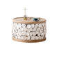 Drum Shaped Coffee Table French Country Distressed Wood Cocktail Table Clearhalo 'Coffee & Accent Tables' 'Coffee Tables' 'coffee_tables' 'furn' 'furn_coffee_tables' 'Furniture' 'Living Room Furniture' 6013972